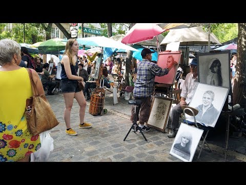 The Artists at the Place du Tertre in Montmartre | Paris, France 🇫🇷