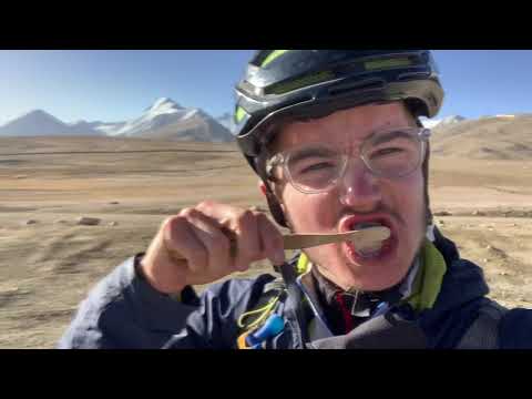 A bivvy, a phone and a drone, cycling home from China.