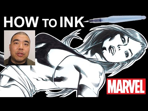 HOW TO INK - Tips, Tools, Techniques, Hacks, Step by Step Tutorial for Comic Book Artists