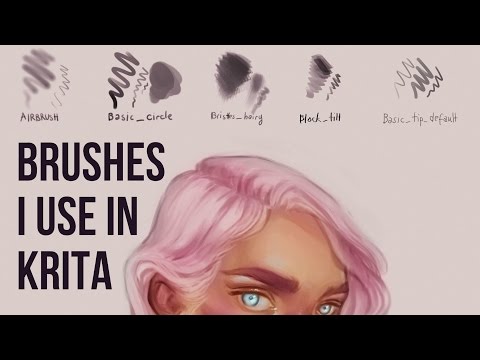 WHAT BRUSHES I USE IN KRITA