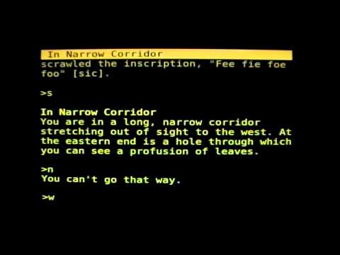 Colossal Cave Adventure play-through