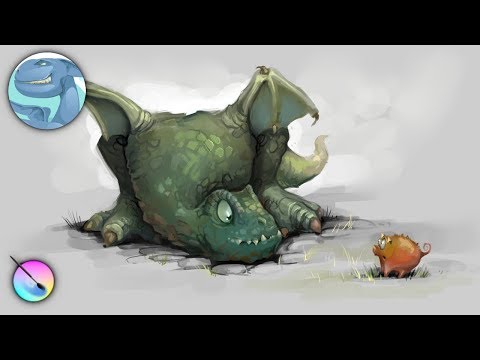 Let's play! Speed painting with Krita.
