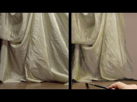 How to Paint Fabric - Painting Demonstration