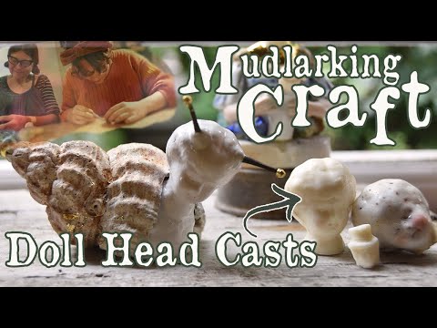 Crafting With Casts of Heads Found Mudlarking