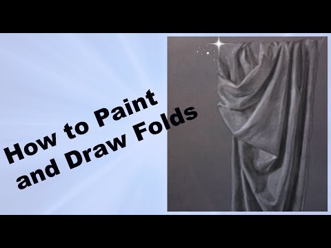 How to Paint and Draw Realistic Folds and Drapery Tutorial