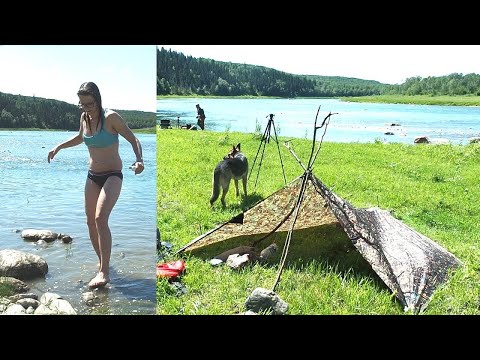 5 Days Camping and Kayaking in Canada - Bear encounter!