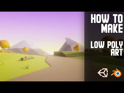 How To Make Stylized Low Poly Game Art (Blender, Unity)