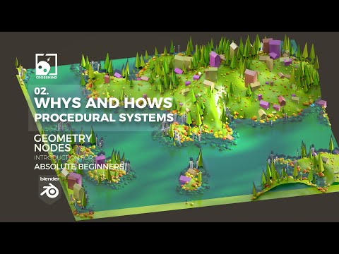 02 Whys and Hows - Geometry Nodes For Beginners / Blender 3.0