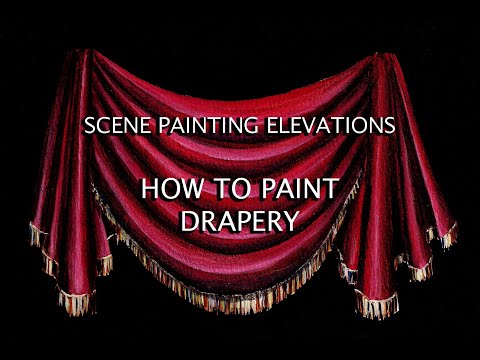 Scene Painting Elevations - Drapery