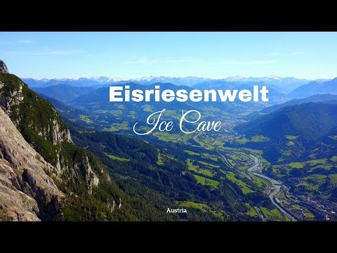 Largest Ice Cave in the World. The Eisriesenwelt in Austria