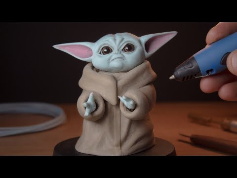 3D Pen | Making Baby Yoda | The Mandalorian - STAR WARS