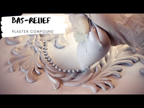 How to make a Bas Relief with GYPSUM (Step by Step)