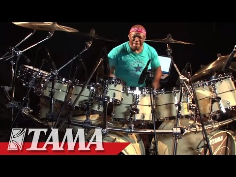 Billy Cobham on his return to TAMA and STAR drums.
