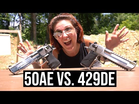 50AE vs 429DE - Desert Eagles at 10,000 FPS Slow Mo!