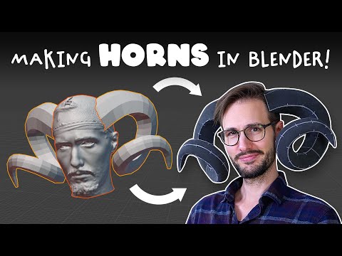How YOU can make foam HORNS using Blender! 😈 