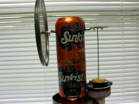 Soda can Stirling engine - 860 rpm