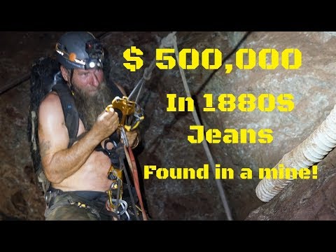#188 8 pair of Levis and other rare jeans from the 1800s found buried in an abandoned mine!