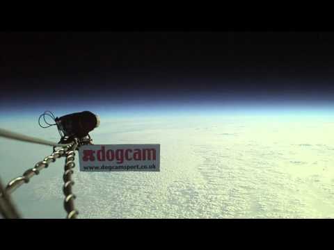 DogCamSport flies to the edge of space 110,000ft on a balloon!