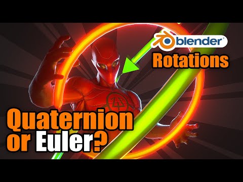 Quaternion or Euler, understanding rotation in Blender