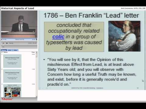 History and Uses of Lead and Lead Poisoning (Full Version) Caravanos