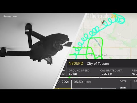 Tucson police chase mystery drone across the city at more than 100 mph