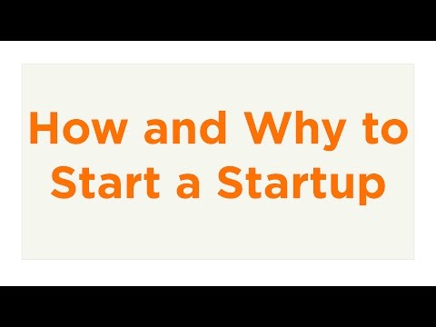 How and Why to Start A Startup - Sam Altman & Dustin Moskovitz