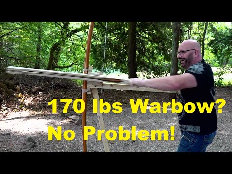 The Medieval Supercharger 170 lbs Longbow!
