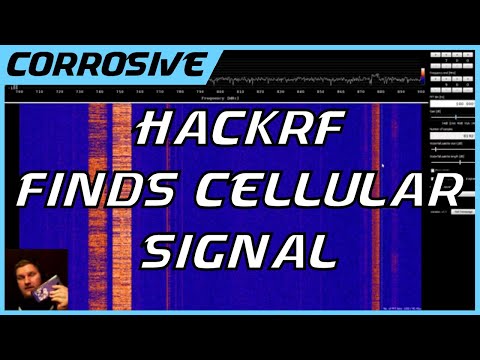 Locating Cellular Signal with HackRF Spectrum Analyzer SDR Software