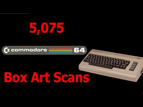 5,075 Commodore 64 Box Art Scans