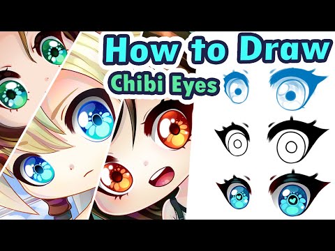 How To Draw Chibi Eyes (Step by Step) Tutorial
