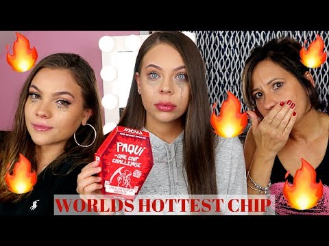 PAQUI ONE CHIP CHALLENGE -WORLDS HOTTEST CHIP!!! | Bianca Lotito