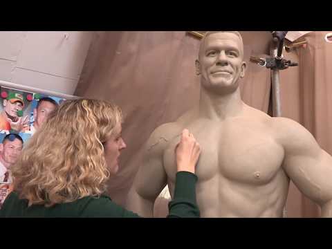 John Cena - Lifesize Sculpt - Water based Clay - Demonstration