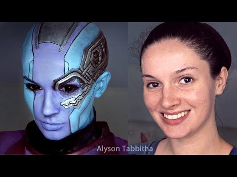AVENGERS Nebula Makeup Transformation