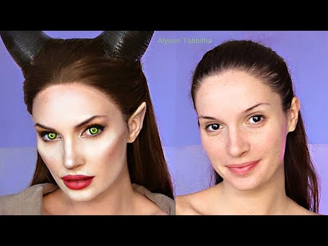 Maleficent Makeup Transformation