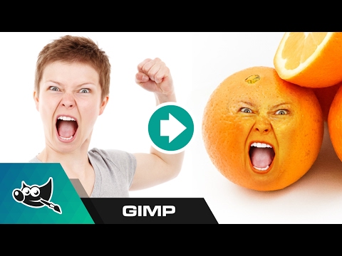 GIMP Tutorial: Put Someone's Face on an Object