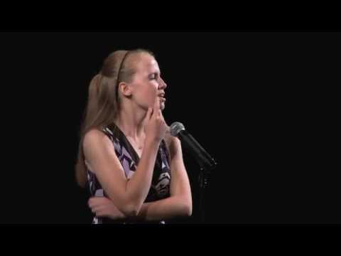Poetry Out Loud 2012 NJ State Finals: Brianne Barker performs Snow Day