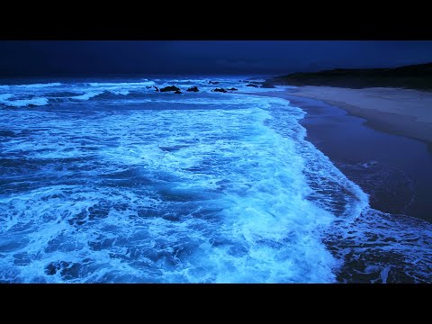 Sleep For 11 Hours Straight, High Quality Stereo Ocean Sounds Of Rolling Waves For Deep Sleeping