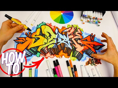 How To Color Graffiti - ANY COMBO