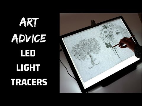 Art Tips Why Use A LED light Pad for your Art.
