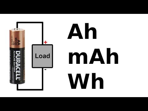 Battery amp-hour, watt-hour and C rating tutorial