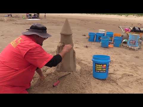 Sand Castle Shaping (Moats!!!)