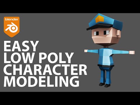 Easy Low Poly Character Modeling