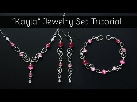 Easy Wire Wrapped Jewelry Set Tutorial