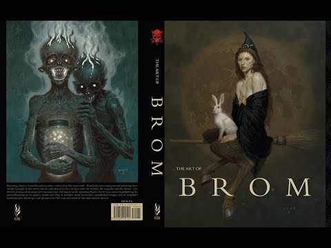The Art of Brom: Publisher Edition - New Witch Jacket Book Preview