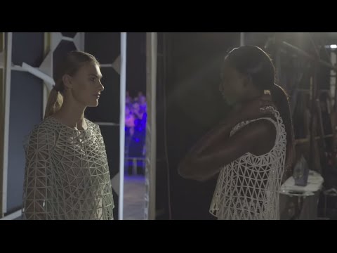Behind the scenes of the first 3D printed fashion collection