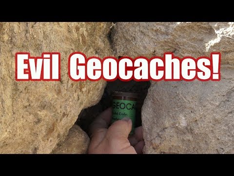 Five EVIL and creative Geocache hides in one day!
