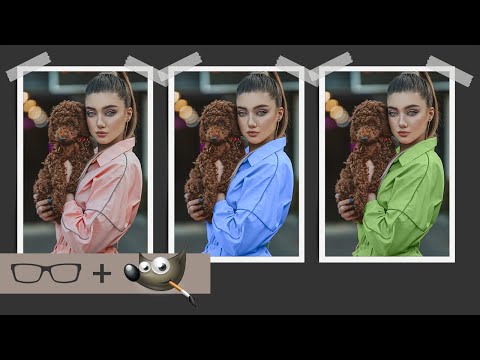 How To Change the Color of Clothing With GIMP