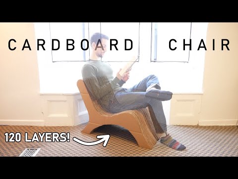 DIY CARDBOARD CHAIR | Modern Design