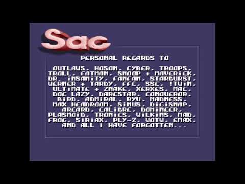 Superior Art Creations - SAC Art Package n.8 (Intro) | MS-Dos 32k Intro