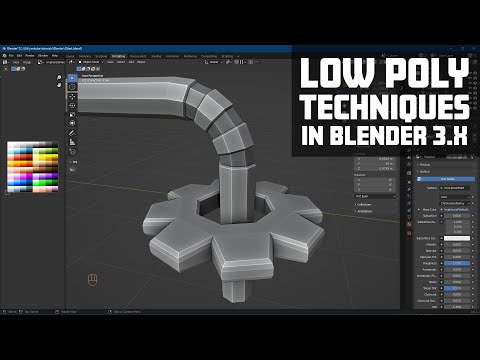 Low Poly Techniques in Blender 3.x